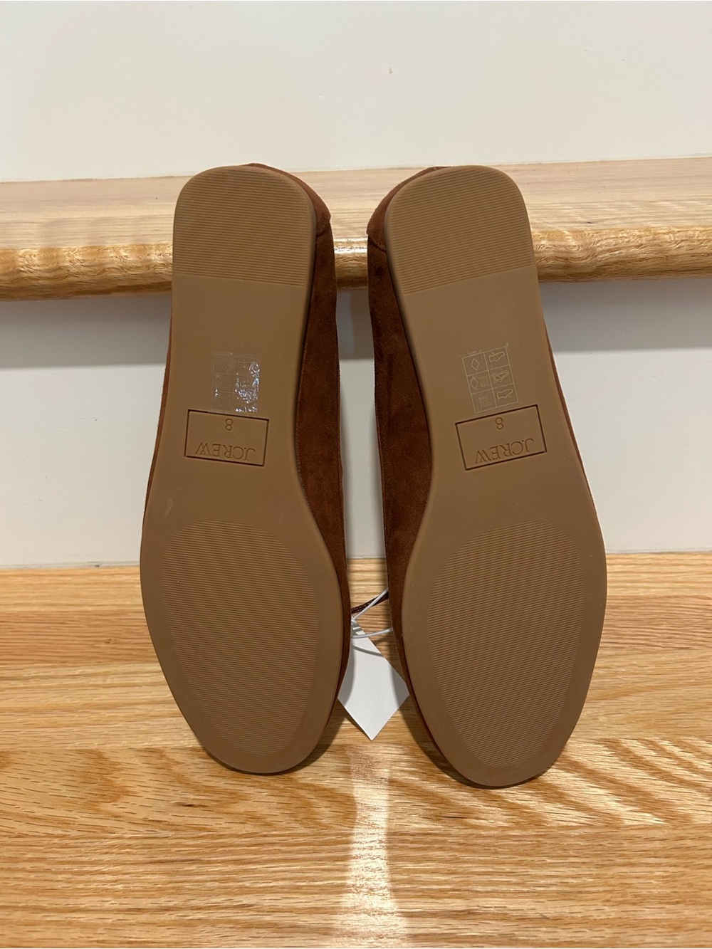 J. Crew Brown Boat Shoes with Bow Lacing - Picture 2 of 4